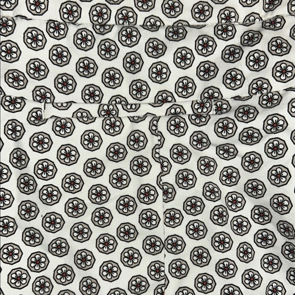 Adrianna Papell Black and White Chinos with Playful Polka Dots - Picture 6 of 12